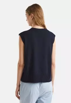 Базовая футболка CREWNECK United Colors of Benetton, синий