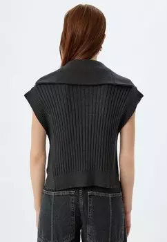 Базовая футболка CROP Koton, антрацит