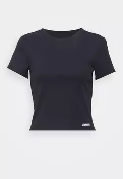 Базовая футболка Crop Tee Stronger, черная