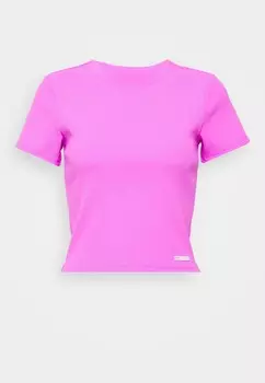 Базовая футболка CROP TEE Stronger, розовый