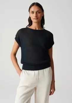 Базовая футболка CROPPED RELAXED FIT OPUS, синий