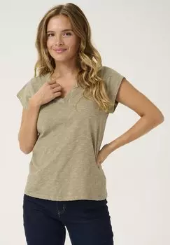 Базовая футболка CUBIANA Culture, бежевый