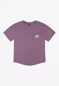 Базовая футболка CURVED HEM POCKET TEE Levi's, цвет dusky orchid