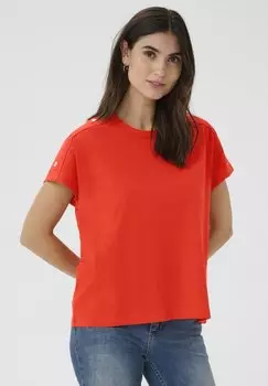 Базовая футболка CUSELMA AMORA Culture, красный