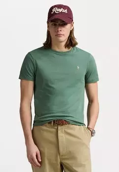 Базовая футболка CUSTOM SLIM FIT JERSEY CREWNECK T-SHIRT Polo Ralph Lauren, сиреневый