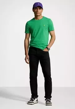 Базовая футболка CUSTOM SLIM FIT JERSEY CREWNECK T-SHIRT Ralph Lauren, зеленый