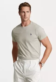 Базовая футболка CUSTOM SLIM FIT Polo Ralph Lauren, серая