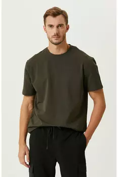 Базовая футболка цвета хаки Network, хаки