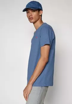 Базовая футболка цвета синий Original Vneck Levi's, синий