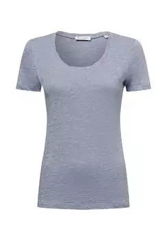 Базовая футболка DEEP ROUND NECK TWISTED Marc O'Polo, светло-голубой