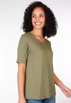 Базовая футболка Deerberg, оливковый