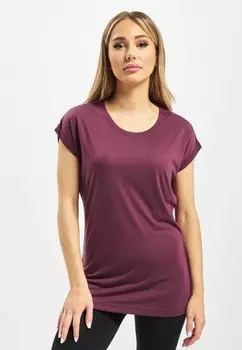 Базовая футболка DEF, темно-красный