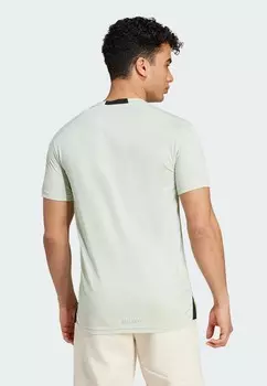 Базовая футболка DESIGNED FOR HIGH INTENSITY WORKOUT HEAT.RDY adidas, зеленый