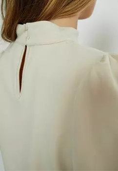 Базовая футболка DICETTE HIGHNECK 2/4 SLEEVE PEPPERCORN, бежевый