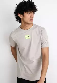 Базовая футболка DIRAGOLINO HUGO, цвет pastel grey