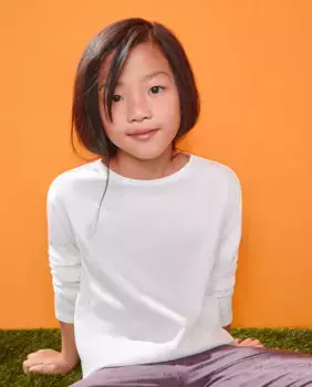 Базовая футболка для девочки с длинными рукавами Kids El Corte Ingls, цвет Blanco roto