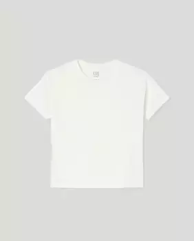 Базовая футболка для девочки с короткими рукавами Kids El Corte Ingls, цвет Blanco Roto