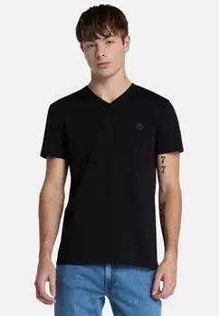 Базовая футболка DUN-RIV V NECK Timberland, черный