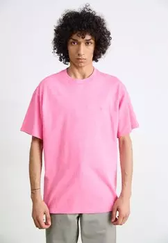 Базовая футболка Duster Script Carhartt WIP, очаровательный розовый