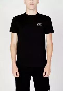 Базовая футболка EA7 Emporio Armani, черная