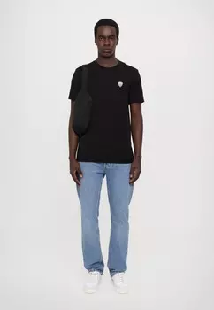 Базовая футболка EA7 Emporio Armani, черный