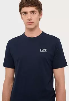 Базовая футболка EA7 Emporio Armani, синий
