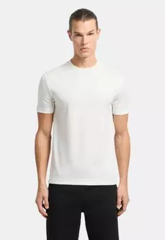 Базовая футболка EA7 Emporio Armani, слоновая кость