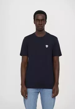 Базовая футболка EA7 Emporio Armani, темно-синий