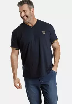 Базовая футболка EARL EWAN Charles Colby, темно-синий