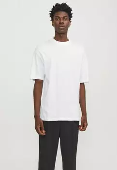 Базовая футболка Ebradley Tee Ss Noos Jack & Jones, белая