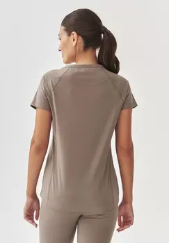 Базовая футболка ELENA TATUUM, бежевый