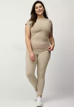 Базовая футболка Ellos Collection, бежевый