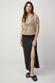 Базовая футболка Ellos Collection, бежевый