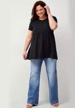 Базовая футболка Ellos Plus collection, черный