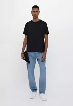 Базовая футболка EMBOSSED LOGO TEE Michael Kors, черный