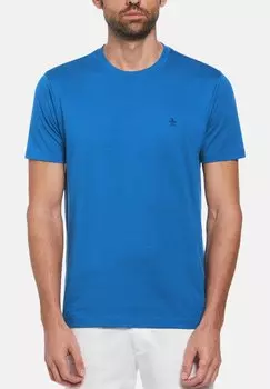 Базовая футболка EMBROIDERED LOGO Original Penguin, синий
