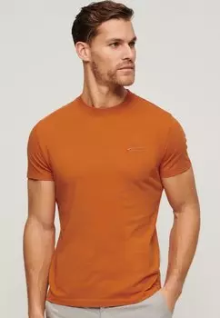 Базовая футболка Embroidered Superdry, оранжевый мохаве