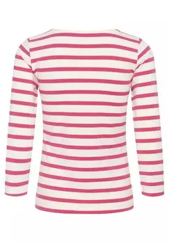 Базовая футболка Emelpw Part Two, бордово-красная полоска