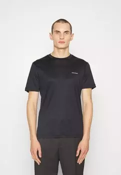 Базовая футболка Emporio Armani, темно-синяя