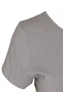 Базовая футболка ENGER SCHNITT RUNDHALS Noisy May, серый