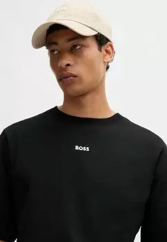 Базовая футболка ENIS SMALL LOGO BOSS, черный