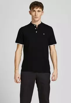 Базовая футболка EPAULOS MAO SS NOOS Jack & Jones, черный