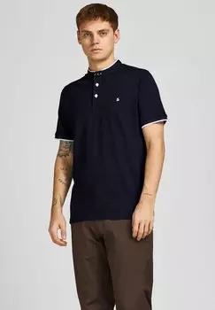 Базовая футболка EPAULOS MAO SS NOOS Jack & Jones, dunkelblau