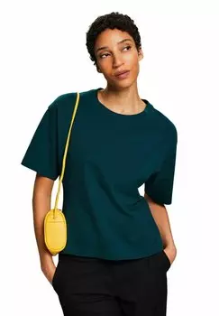 Базовая футболка Esprit, бирюзовый