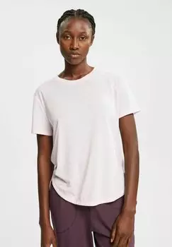 Базовая футболка Esprit, светло-розовый