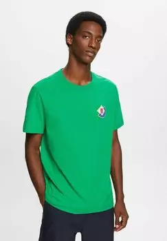 Базовая футболка Esprit, зеленый