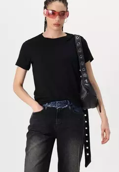 Базовая футболка ESSENCE Weekday, черный