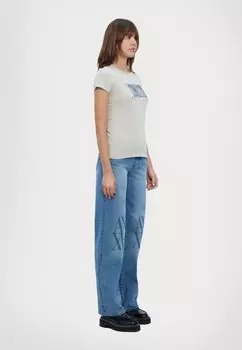 Базовая футболка ESSENTIAL Armani Exchange, бежевый