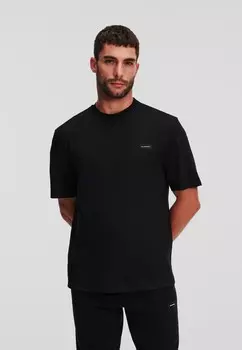 Базовая футболка ESSENTIAL LOGO KARL LAGERFELD, черный