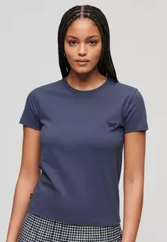 Базовая футболка ESSENTIAL LOGO Superdry, синий
